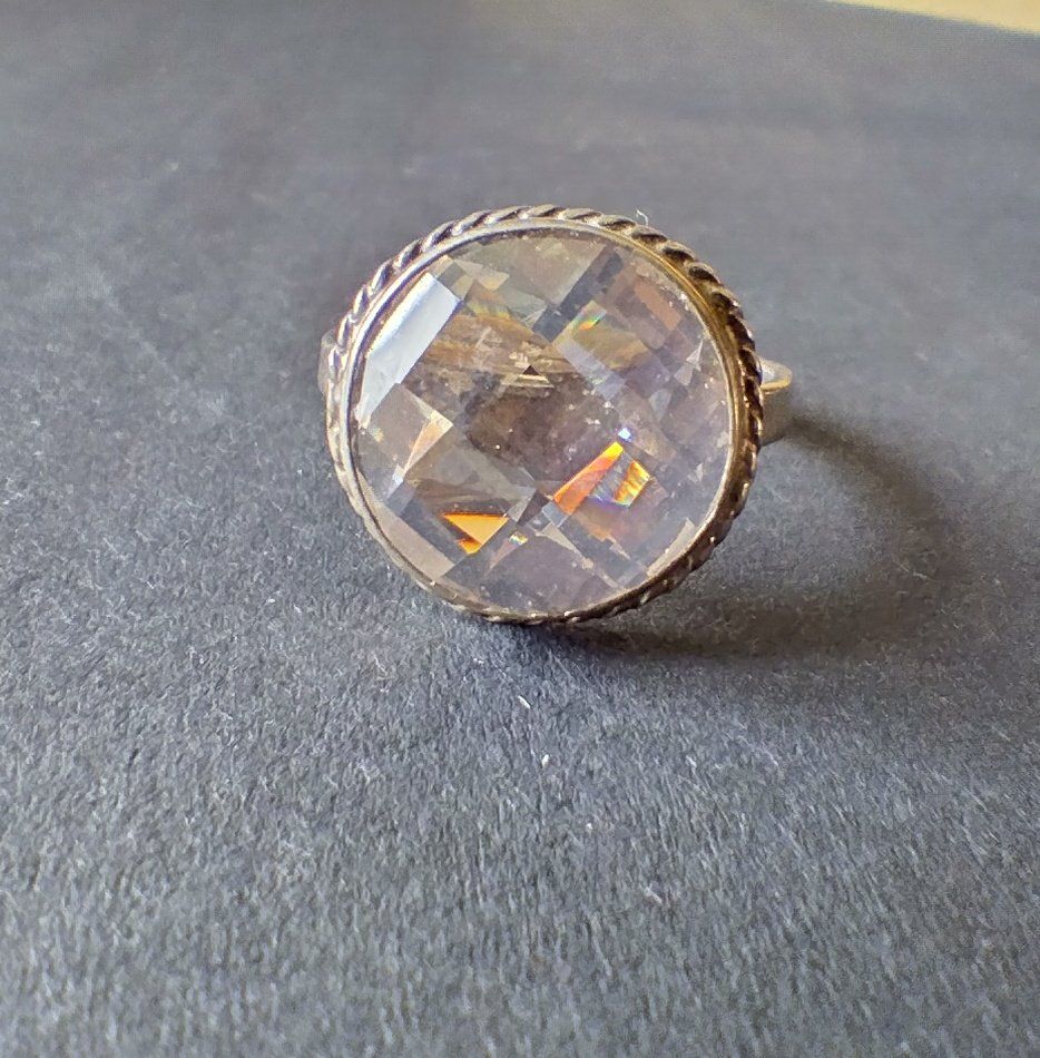 Anelli: COCKTAIL RING SILBER 925 BLING BLING – Usato da Romanshorn venduto da Glitzer-Paradies 2