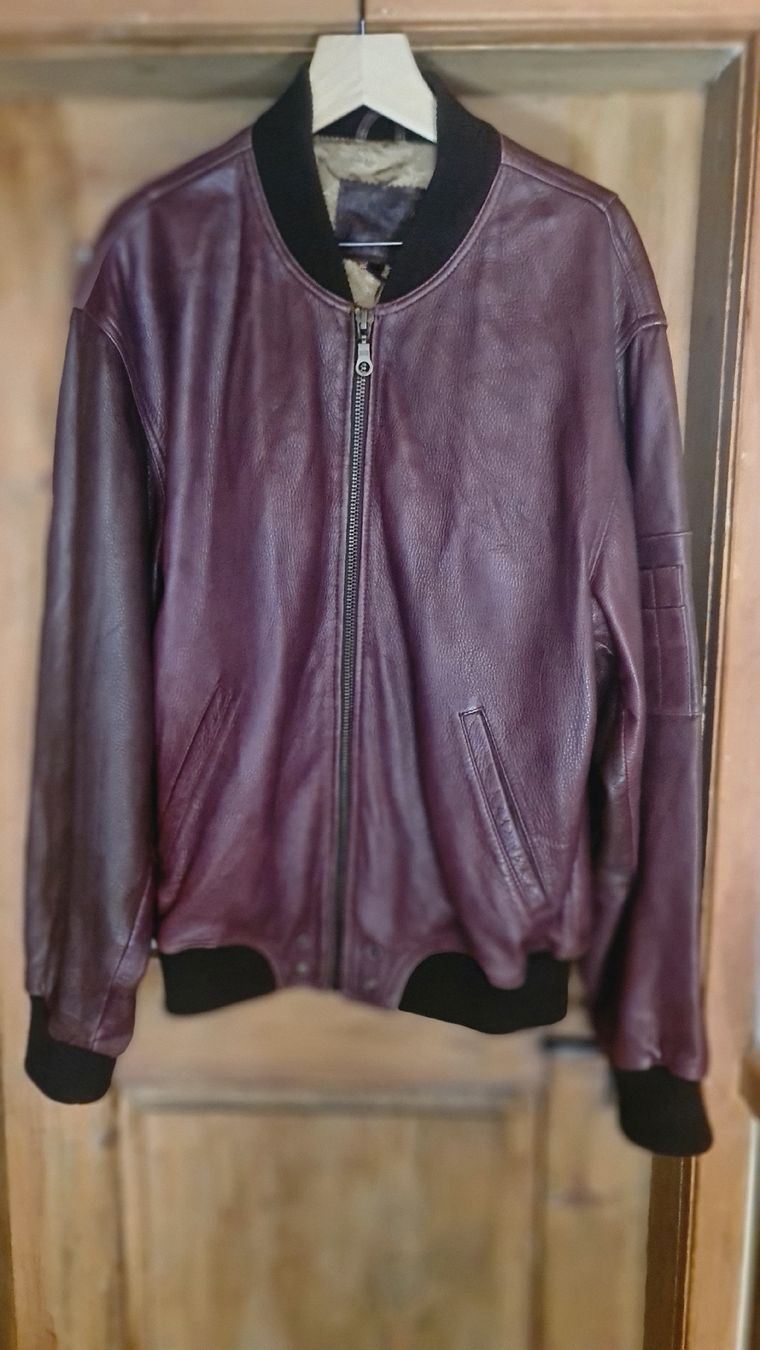 Giacche: vintage bomber leder jacke – Usato da St.Gallen venduto da EL03