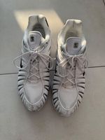 Neuwertige Nike Shox TL EU 46 Weiss Schwarz