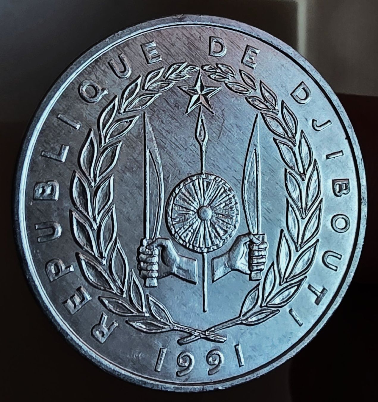 Alle Münzen: DSCHIBUTI 5 FRANCS 1991 UNZ. – Neu (gemäss Beschreibung) aus winterthur von CoinPassion 1