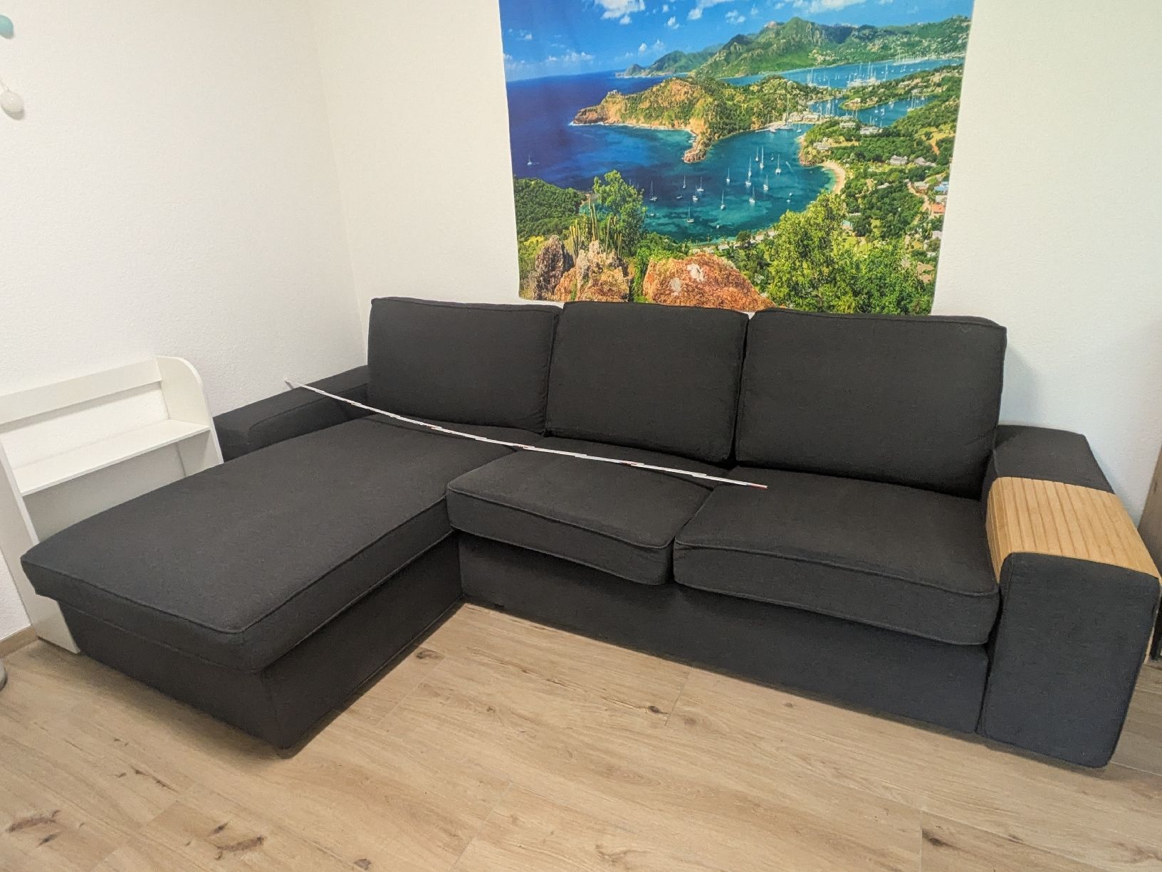 Ikea Divani: 3er Sofa KIVIK mit Recarniere, dunkelgrau – Usato da Wangen an der Aare venduto da eggerclaudia 1