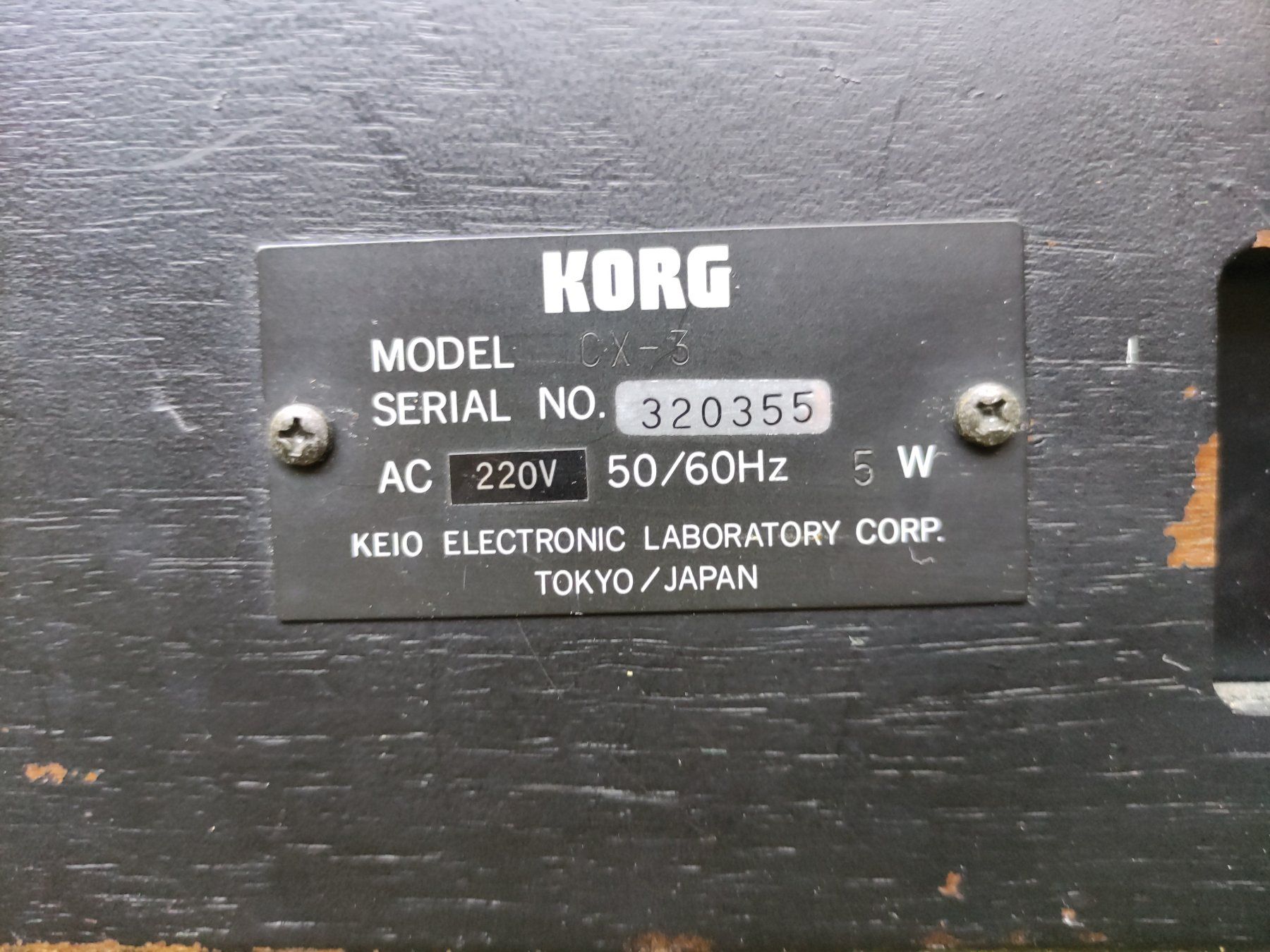 Korg Strumenti musicali: Korg CX-3 MK1 Orgel – Usato da Wetzikon ZH venduto da schirkahn 5