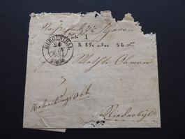 1834 Briefstück mit Stempel MURGENTHAL