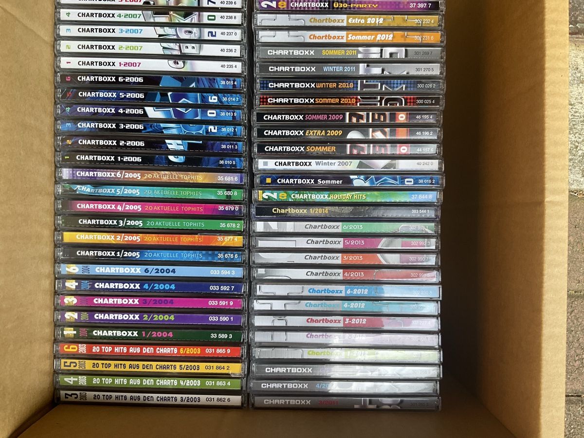 CD: CD-Sammlung ChartBoxx, verschiedene und VHS Kassetten – Usato da Mümliswil venduto da rose124 2