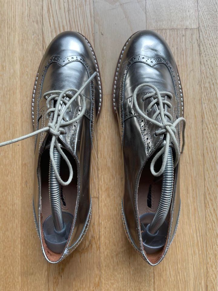 Scarpe da donna: Madewell Leder Metallic Oxfords Gr. 37.5 – Difettoso da Basel venduto da PinkPong 1