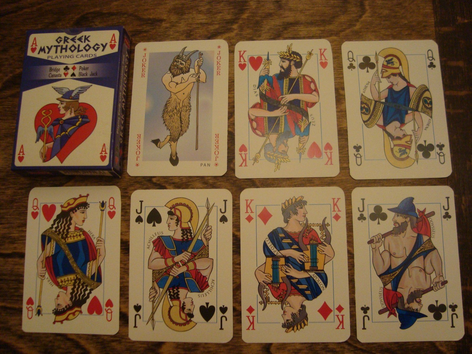 Spiele: Greek mythology: playing cards – Neu (gemäss Beschreibung) aus Fribourg von ruswil007