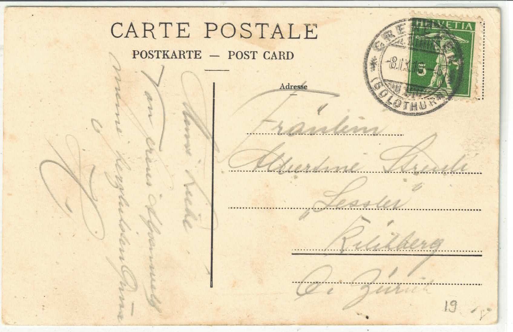 Cartoline postali: Gruss vom Obergrenchenberg - animee – Usato da Ettingen venduto da Kartenplanet 1
