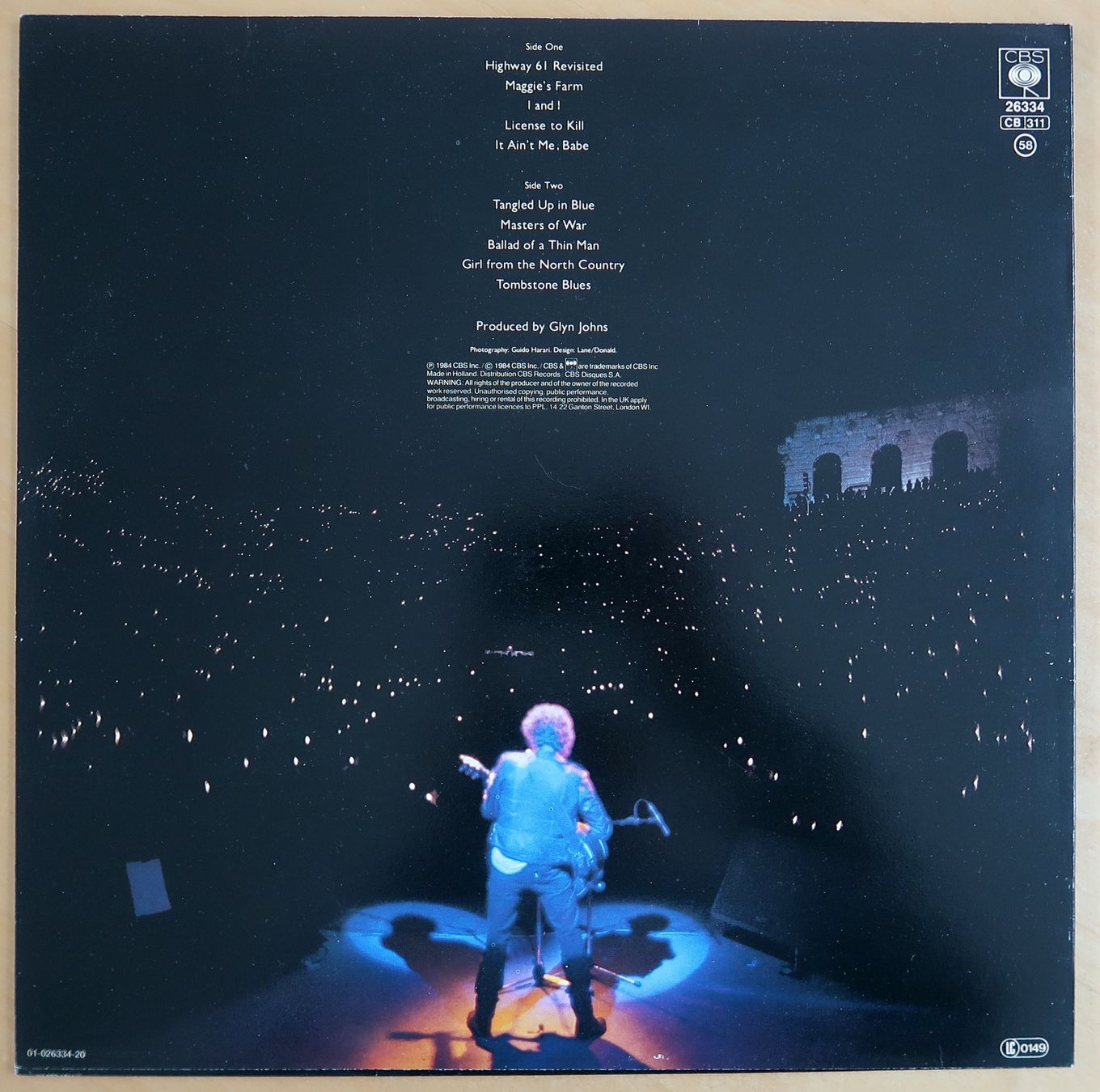 Schallplatten: BOB DYLAN - REAL LIVE (LP VG+) – Gebraucht aus Hedingen von Studers 1