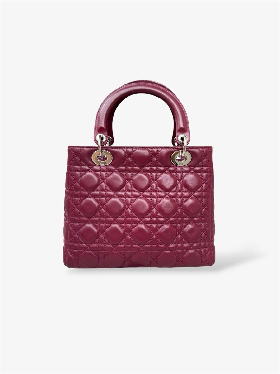 Dior Sacs femmes: Sac Lady Dior bordeaux médium  – D'occasion à Versoix par Monjolitresor 1
