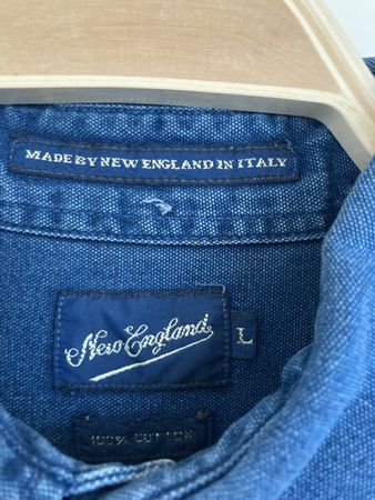 New England Denim Shirt Size L