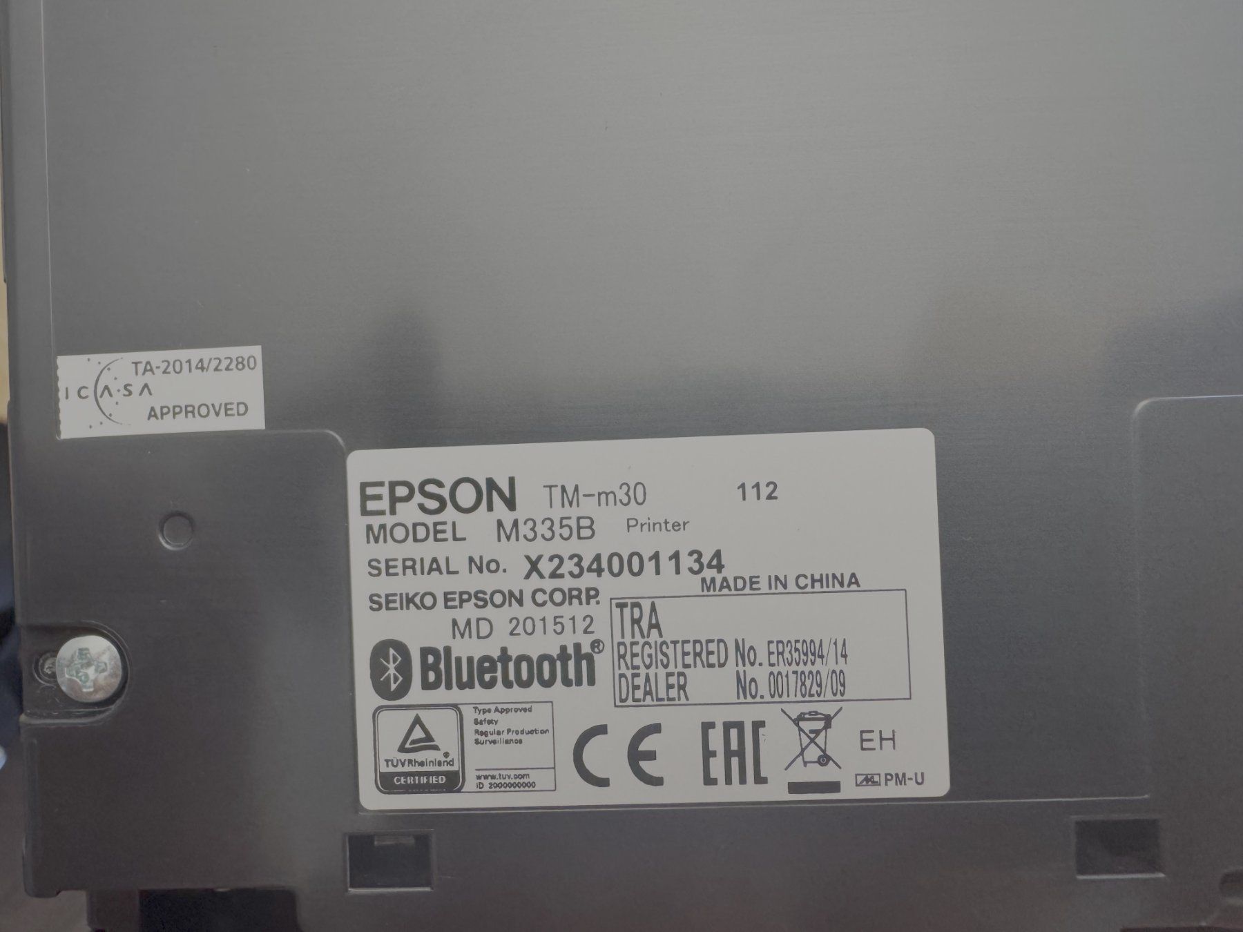 Epson Stampanti: Epson Thermodrucker TM-M30, schwarz / Quittungen – Usato da Châbles FR venduto da Ccu 3