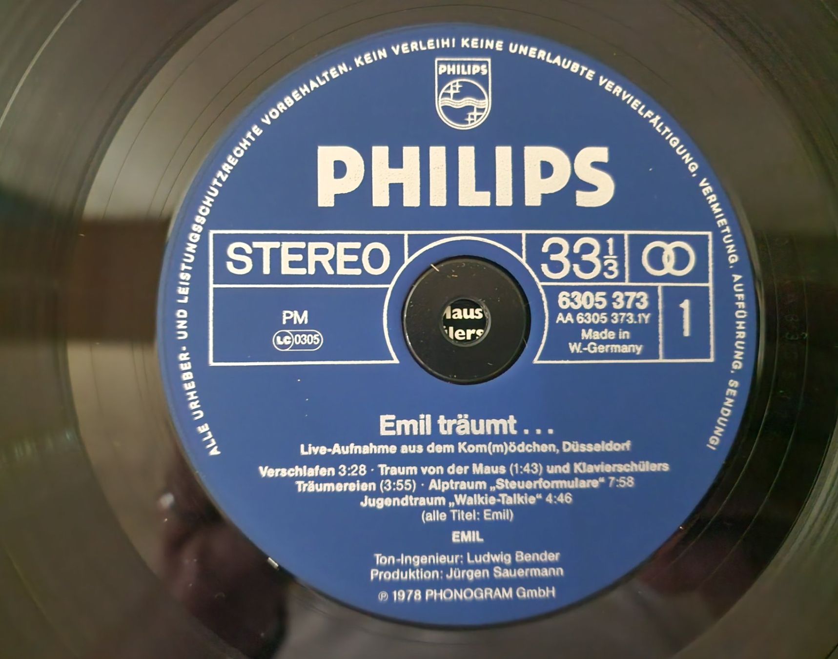 Schallplatten: Emil LP - Emil-Träumt (hochdeutsche Version) – Gebraucht aus Root von atelier22 2