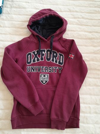 Pull Oxford University bordeaux, taille S, impeccable!