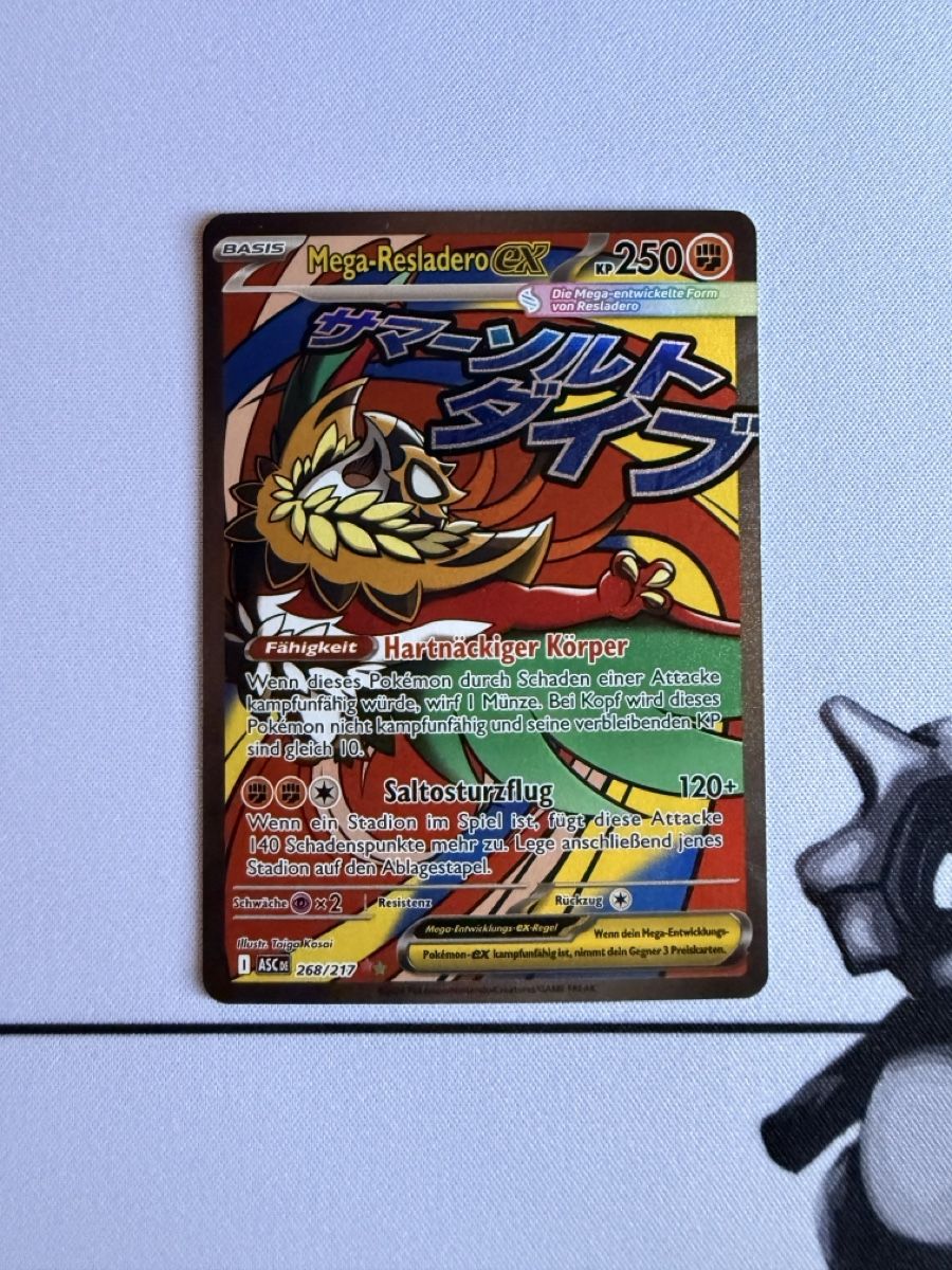 Pokémon Sammelbilder & Trading cards: Pokémon Mega-Resladero EX 268/217 – Neu (gemäss Beschreibung) aus Elsau von mintgreen1