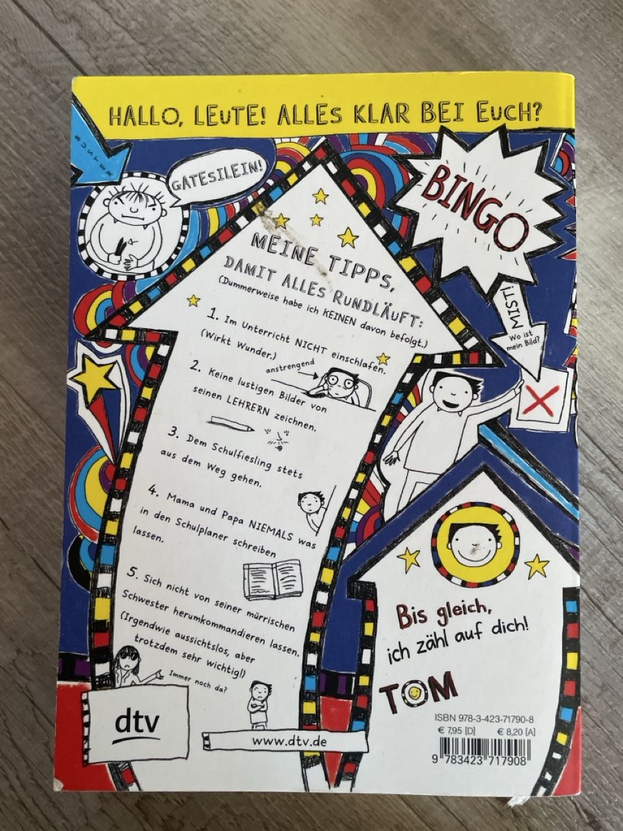 Bücher: Tom Gates comic-Roman Wohin eigentlich guter Zustand – Gebraucht aus Hasliberg Hohfluh von Bambi6083 1