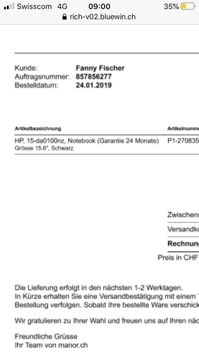 Hewlett Packard Portables: HP Notebook – D'occasion à Benken ZH par Faro50 1