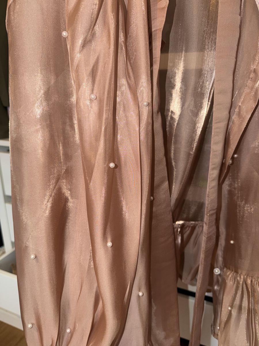Camicette: Damen Bluse Perlmutteffektdetails Roségrösse  2XL neu – Nuovo (secondo la descrizione) da Kefikon TG venduto da jel_72fp 1