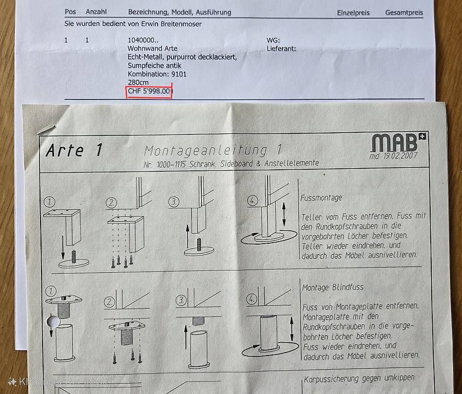 Mobili TV: Wohnwand von MAB – Usato da Oberbüren venduto da Lupo_7kxf 3