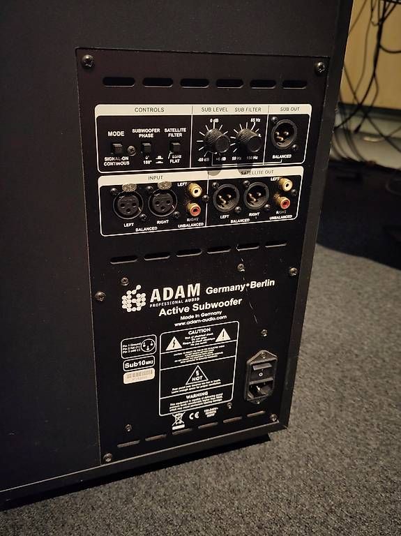 Adam Audio Casse acustiche: Subwoofer Adam Audio Sub 10 MK2 – Usato da Zürich venduto da Roessler0 2