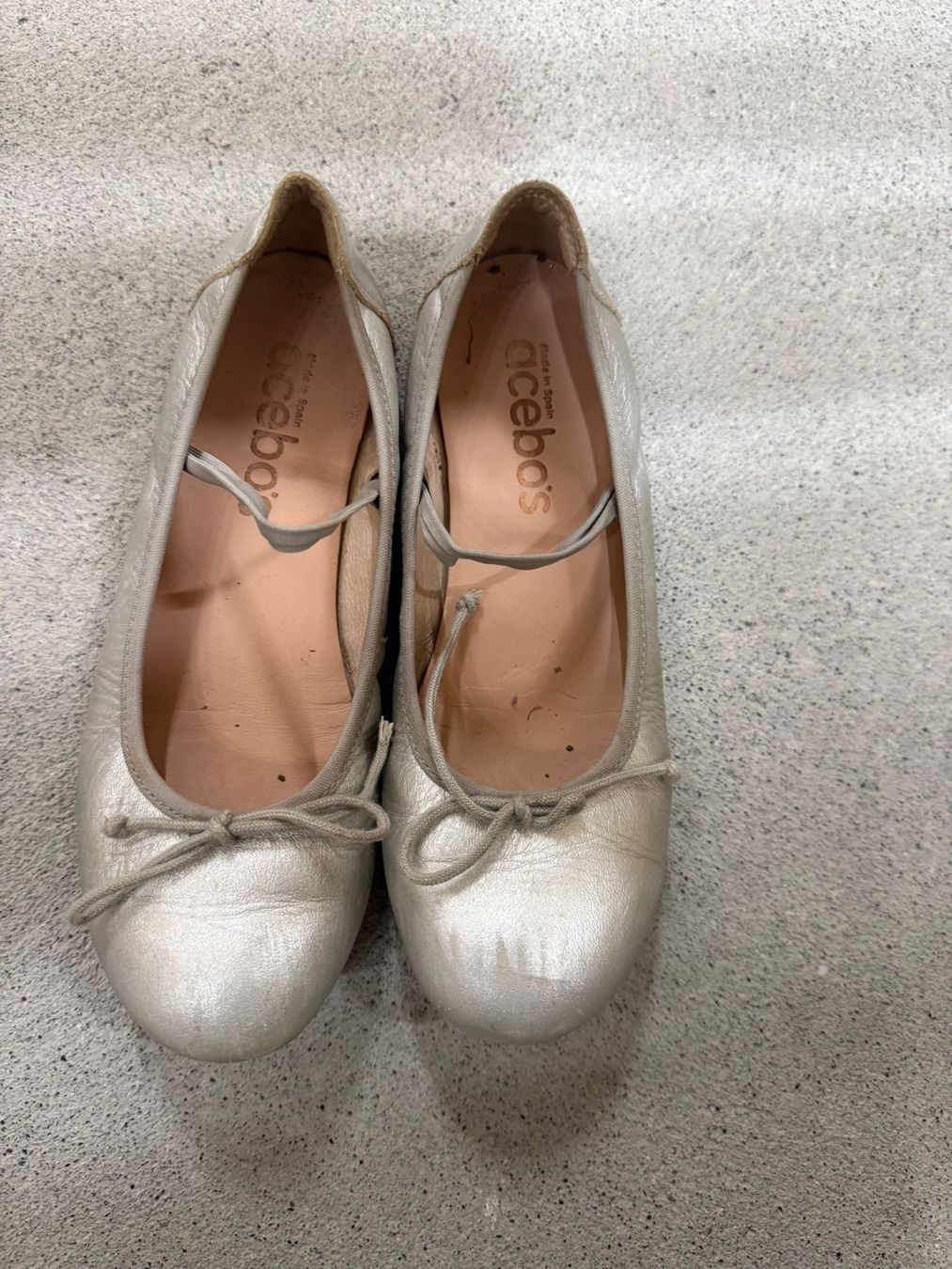 Chaussures garçon: Acebo's silver ballet flats, summer spring, size 32 EU – D'occasion à Birmensdorf ZH par gut_7fjr