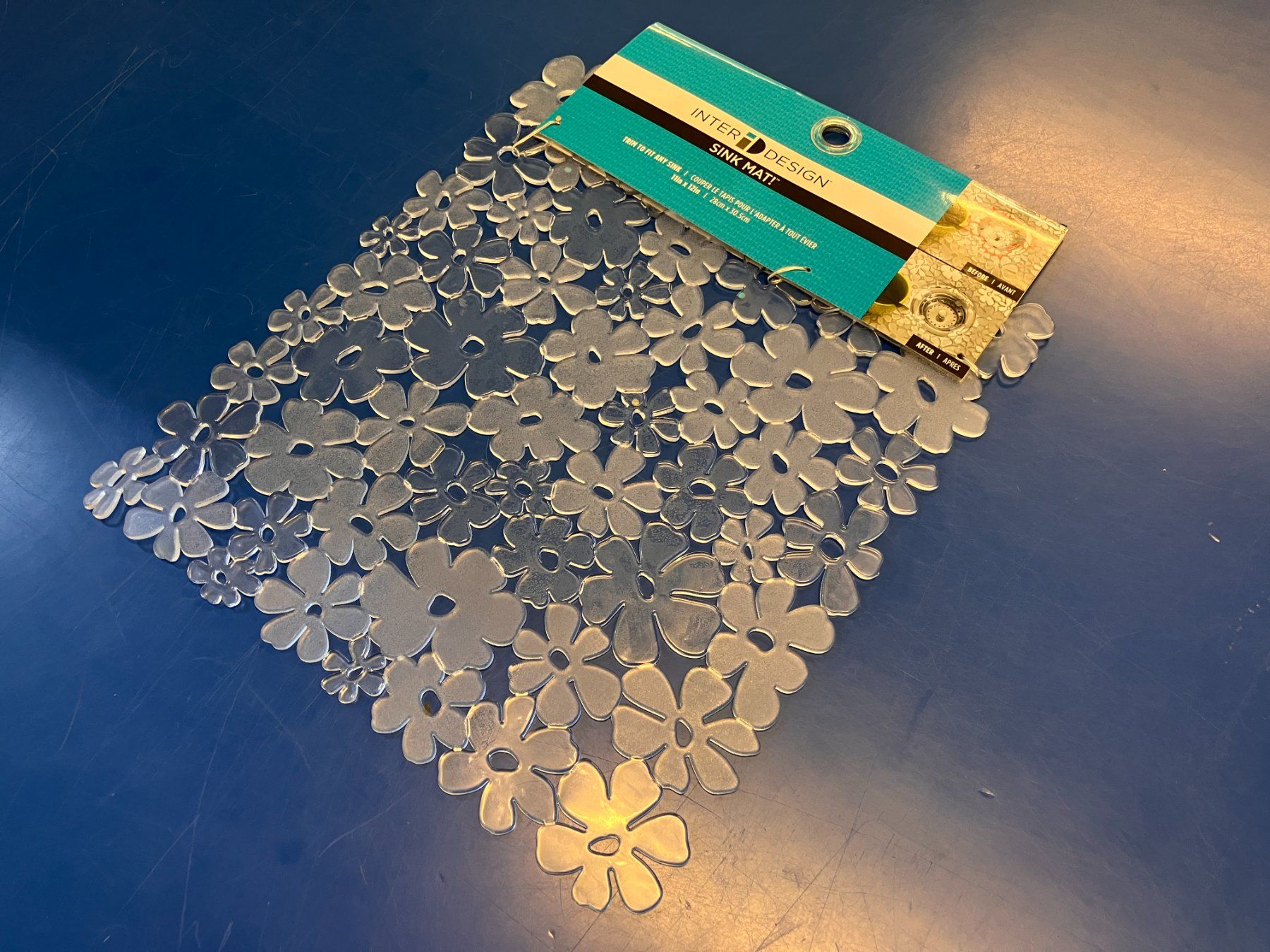 Piatti di portata: 60 Stk. iDesign Blumz Waschbeckenmatte transparent – Nuovo e nell'imballaggio originale da Dietikon venduto da TMP_ZH 3