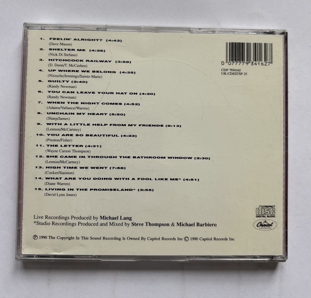 CD: Joe Cocker Live CD NM/VG+ – Usato da Neuchâtel venduto da Deivid2 3