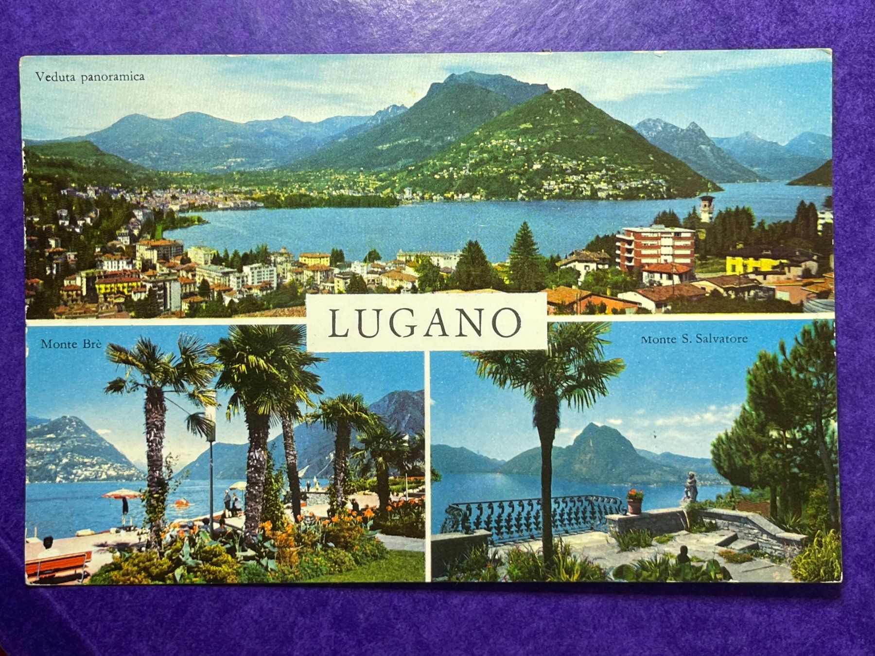 Ansichtskarten: Ansichten von Lugano – Gebraucht aus Steg VS von _vinci_