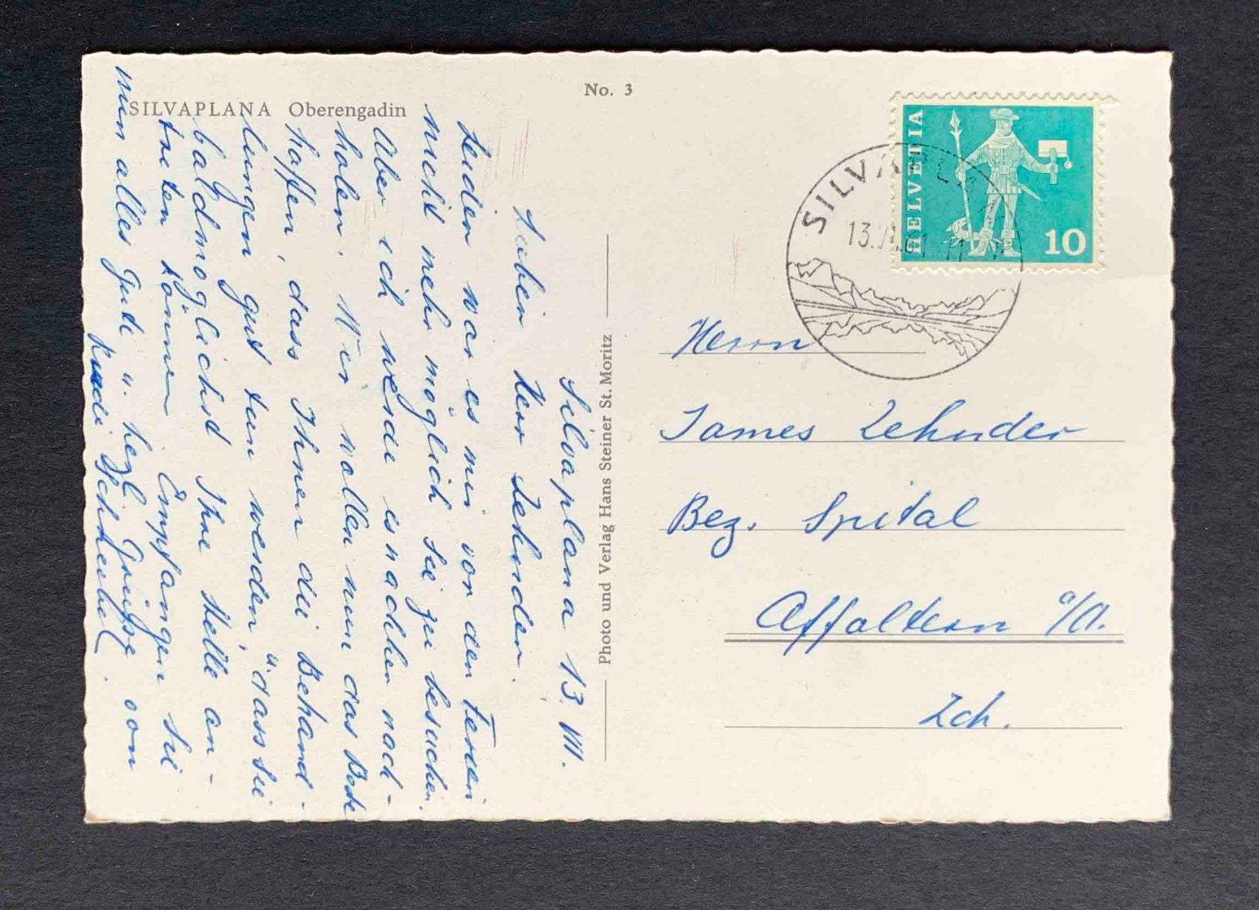 Cartoline postali: AK SILVAPLANA Oberengadin – Usato da Goldau venduto da artelier1 1