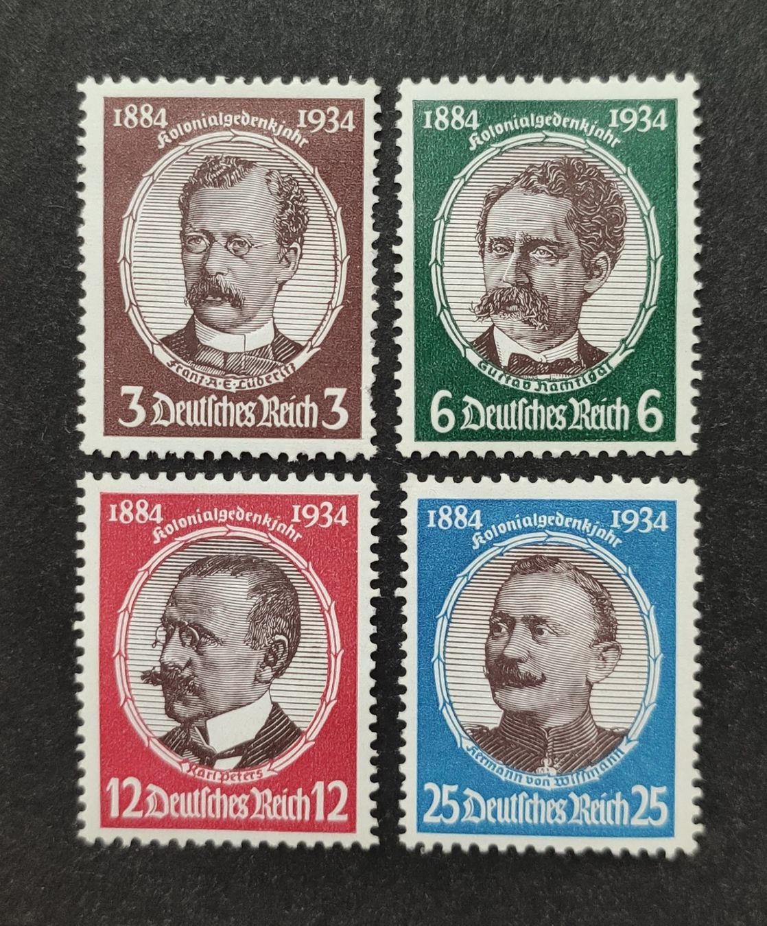 Tutti i francobolli: Deutsches Reich 1934, Satz ungestempelt – Usato da Wil SG venduto da Zazal