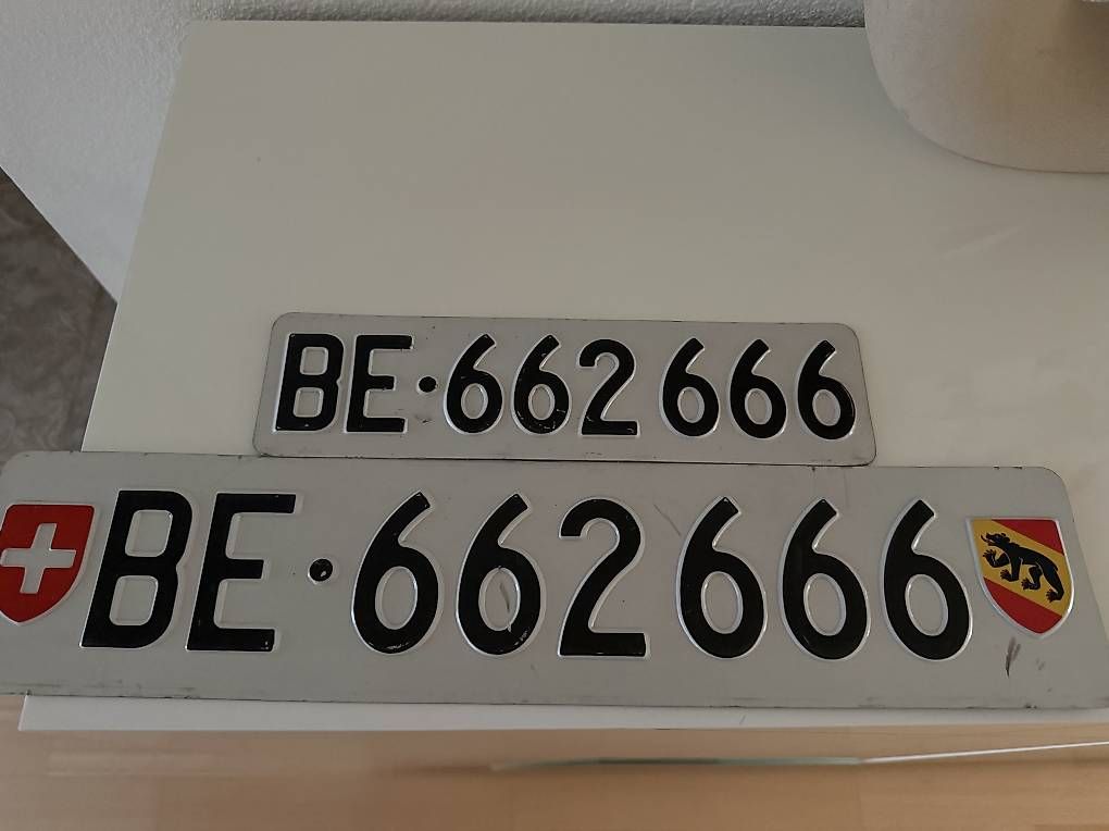 Insegne: Auto Kontrollschild BE – Usato da Hinterkappelen venduto da Toni_008