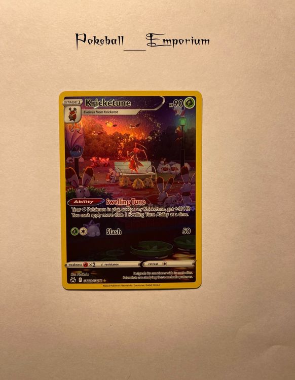 Kricketune Alt Art GG02/GG70 vom Set Crown Zenith EN Kaufen auf Ricardo