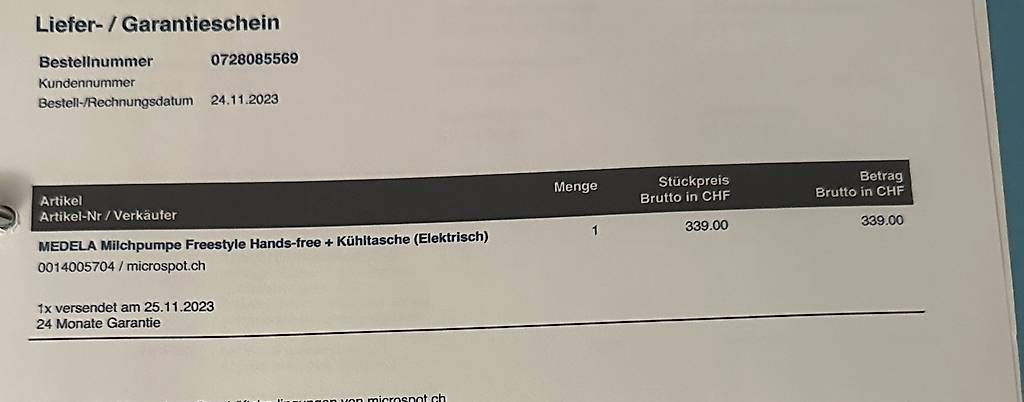 Stillzubehör: Milchpumpe Medela mit Garantie – Gebraucht aus Abtwil AG von kiko_25 4
