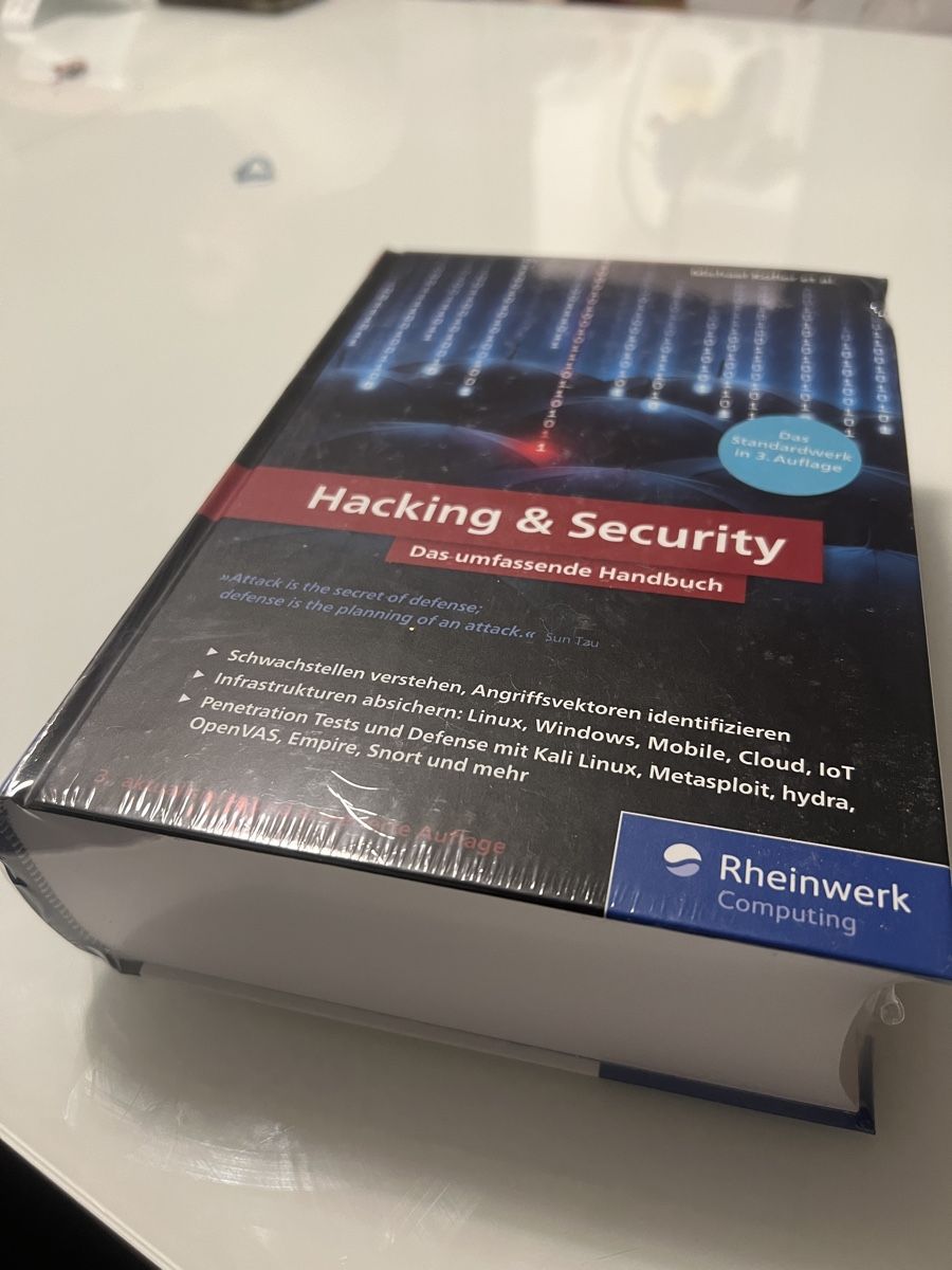 Libri: Hacking & Security – Das umfassende Handbuch – Nuovo e nell'imballaggio originale da Stein am Rhein venduto da Jermainiron