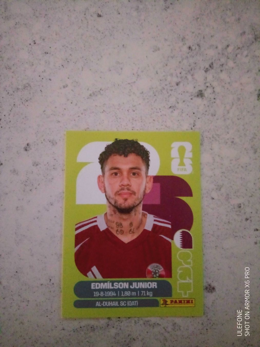 Panini Carte collezionabili: Edmilson Junior FIFA sticker Qatar 2026 – Usato da Volketswil venduto da Stf801210