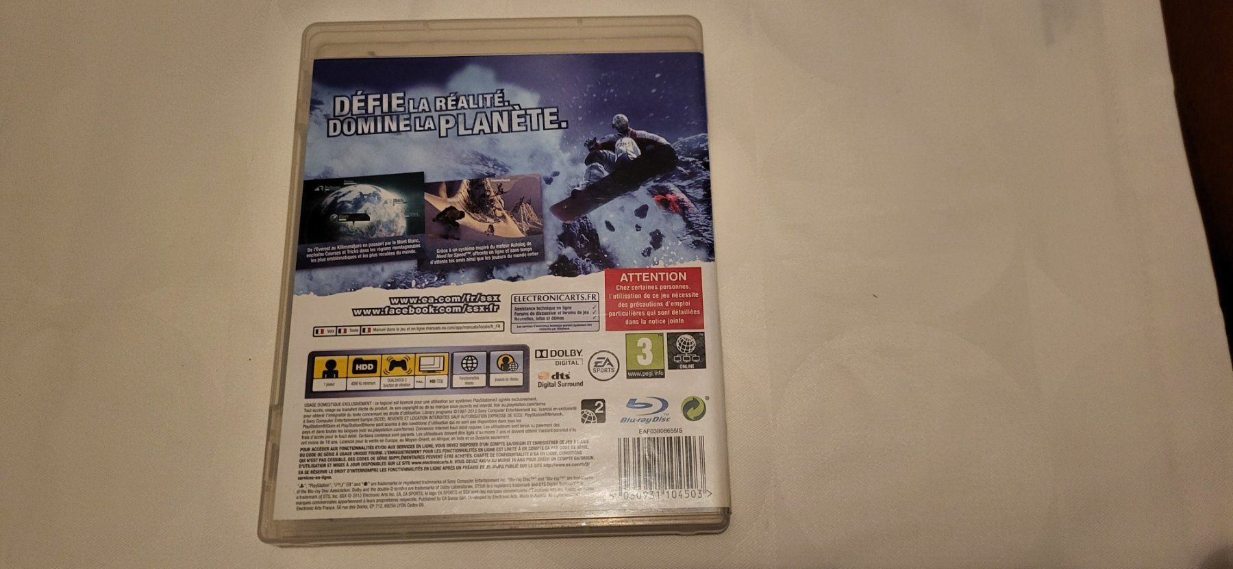 Spiele: SSX Version Francaise PS3 – Gebraucht aus Gretzenbach von Uli1980 2