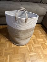 Korb Seil weiss/beige mit Henkeln guter Zustand