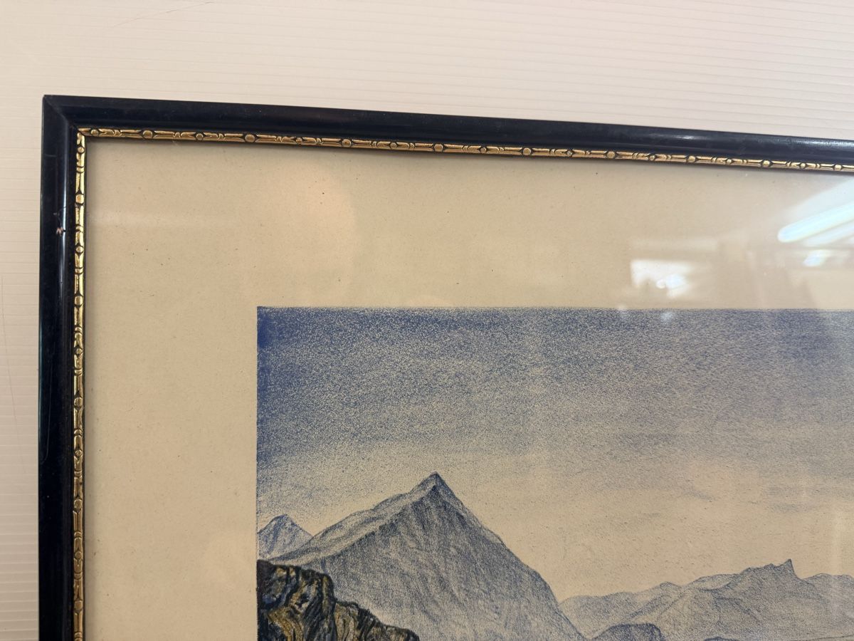 Arts picturaux & lithographies: Alfred Glaus - Blick auf Thunersee – D'occasion à Solothurn par NUVICO 5