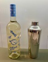 Cocktail Shaker Vintage versilbert von 1941 Bar Dekoration