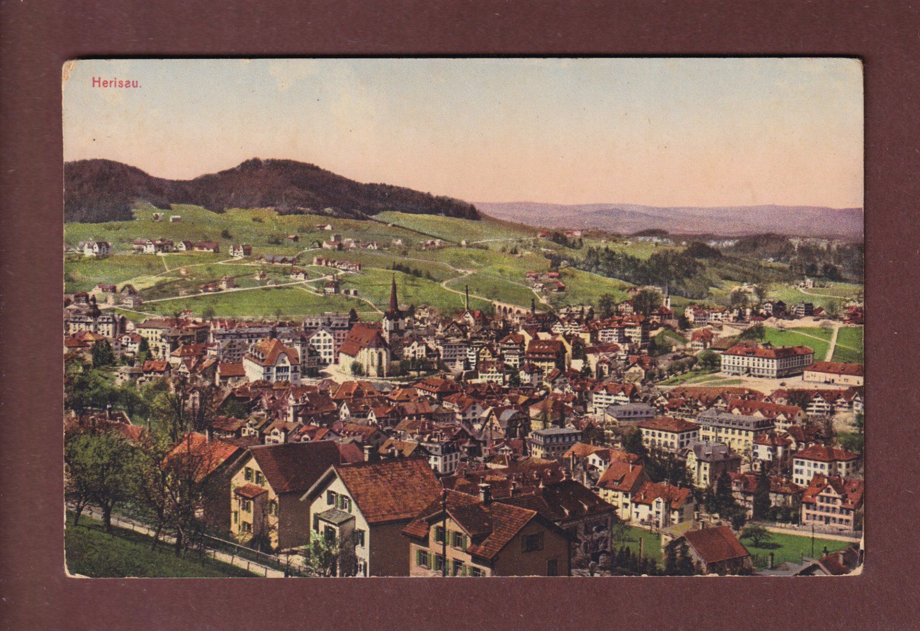 Cartoline postali: HERISAU - 1916 – Usato da Pully venduto da nicecards-shop