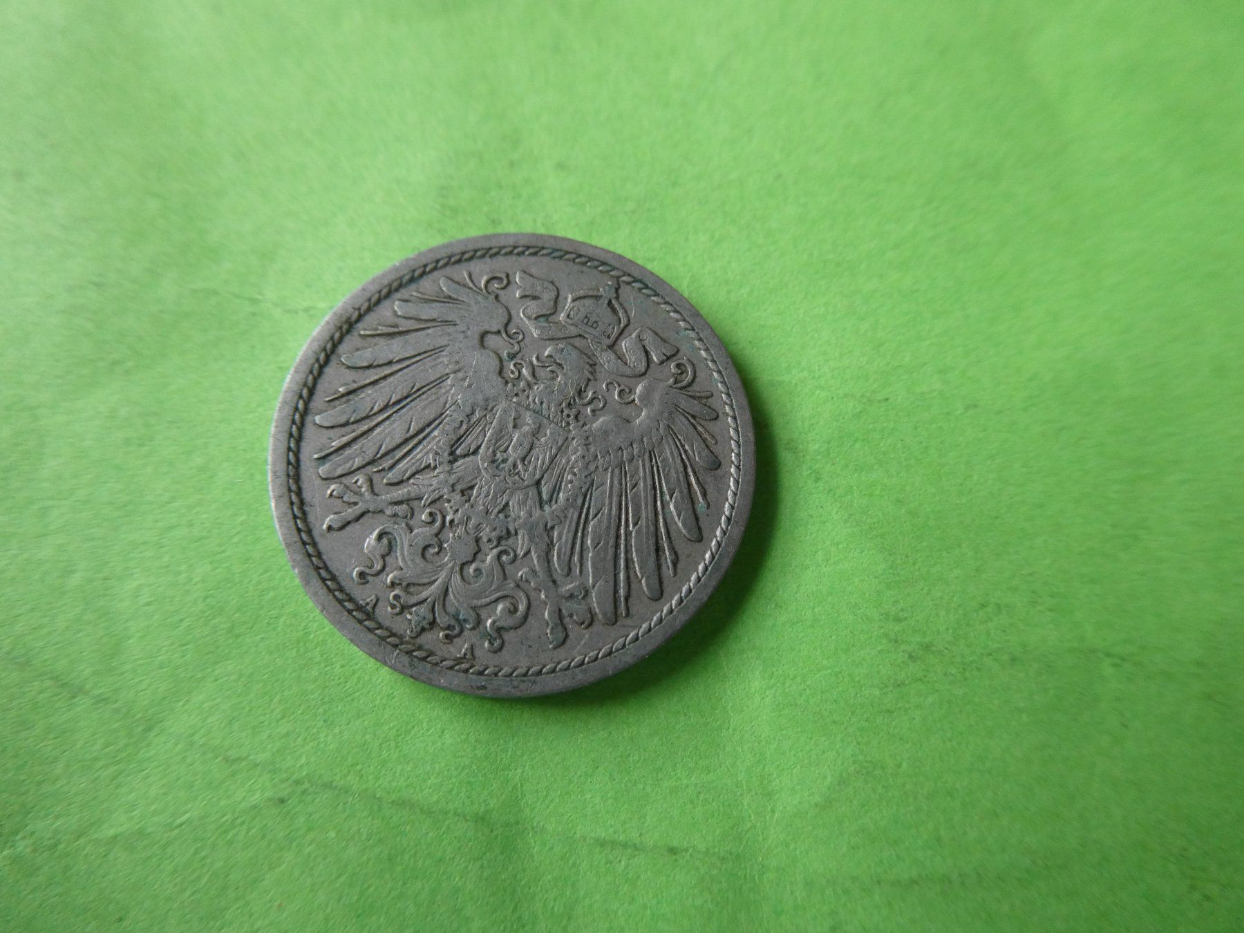 Tutti le monete: Dt. Reich 1908 A, 10 Pfennig – Usato da Hinterforst venduto da Rohusri 1