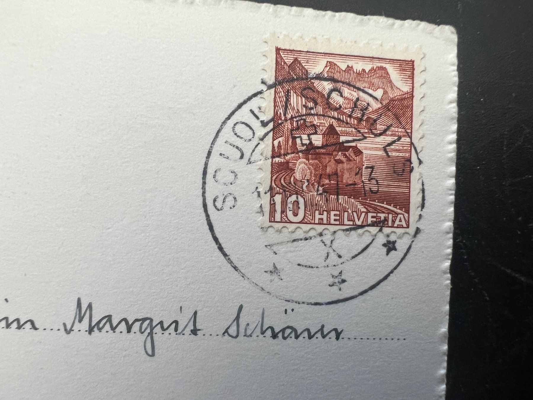 Cartoline postali: AK  1947  Schuls   (G943) – Usato da Hinwil venduto da Sidi4 1