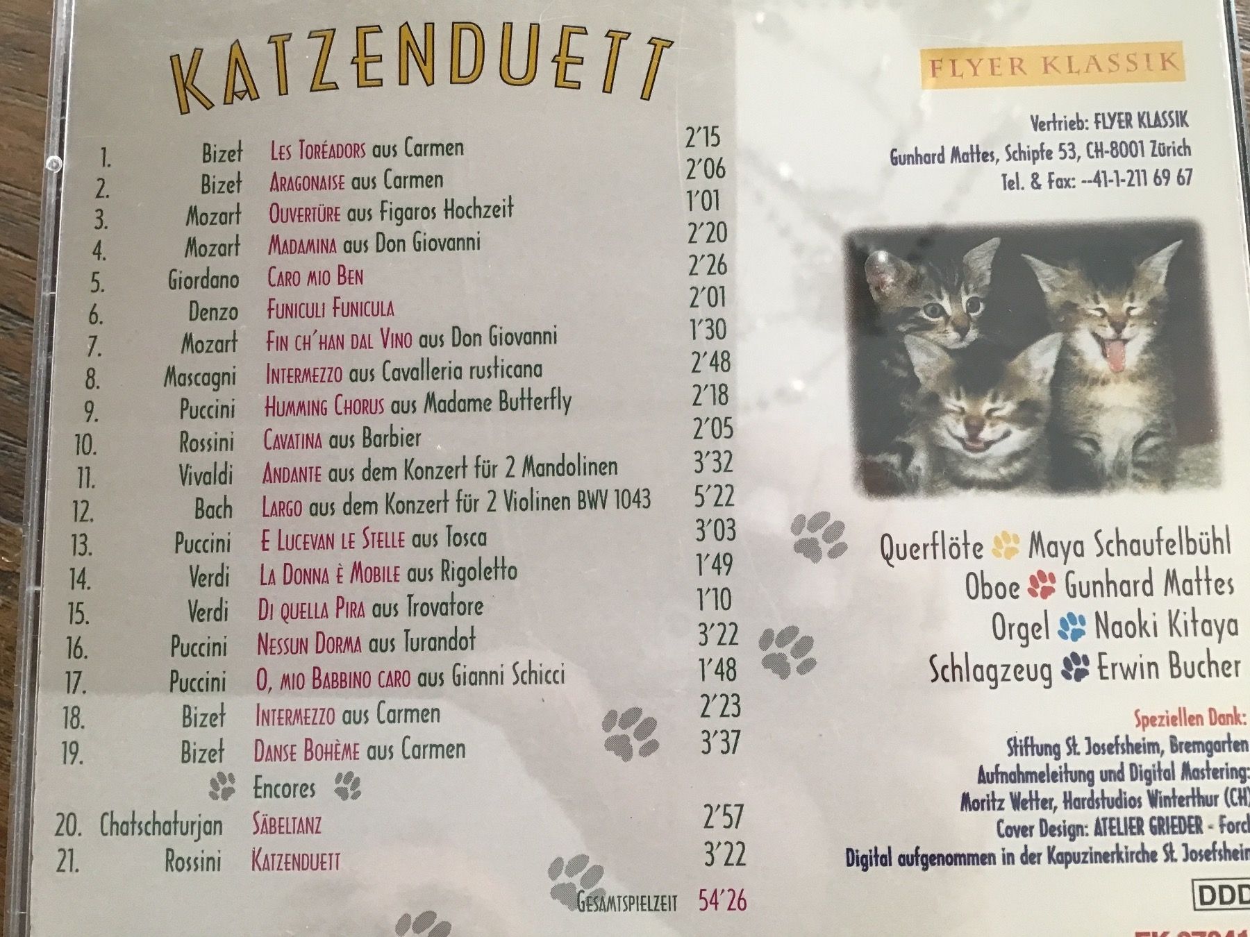 CDs: Katzenduett – D'occasion à Thierachern par sweden08 1