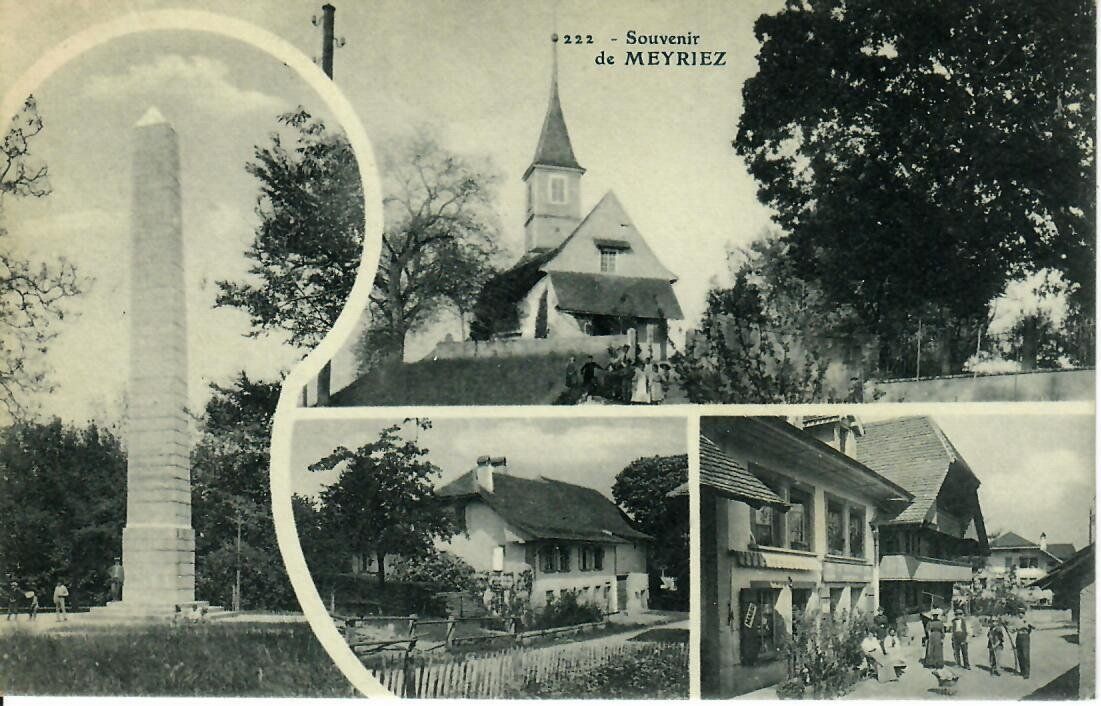 Cartes postales: Souvenier de Meyriez  1908 – D'occasion à Hochdorf par Ziegel-16