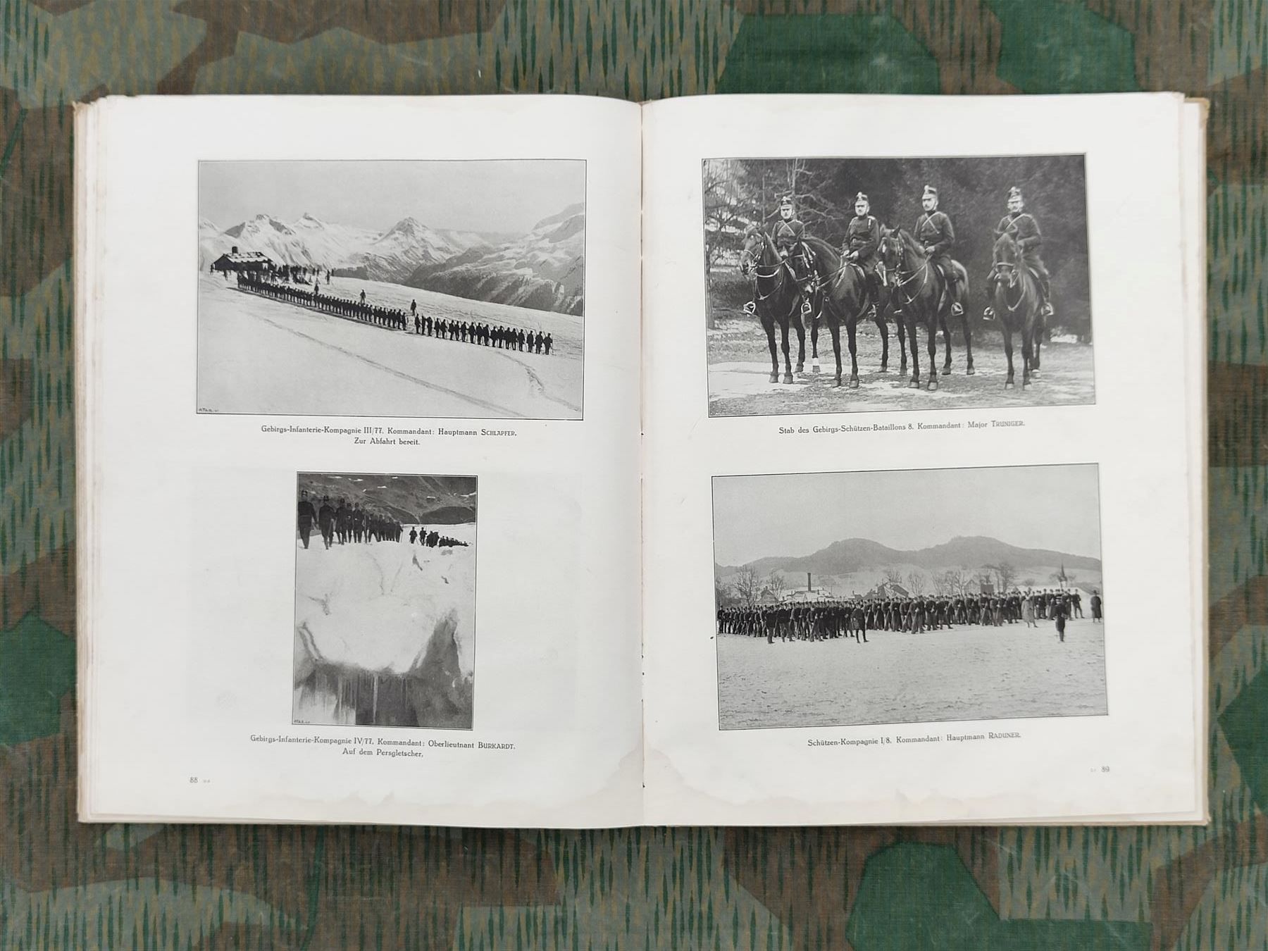 Schweizer Armee Uniformi: Album 6. Division 1915, mit Widmung – Usato da Bauma venduto da SwissMilitaria 6