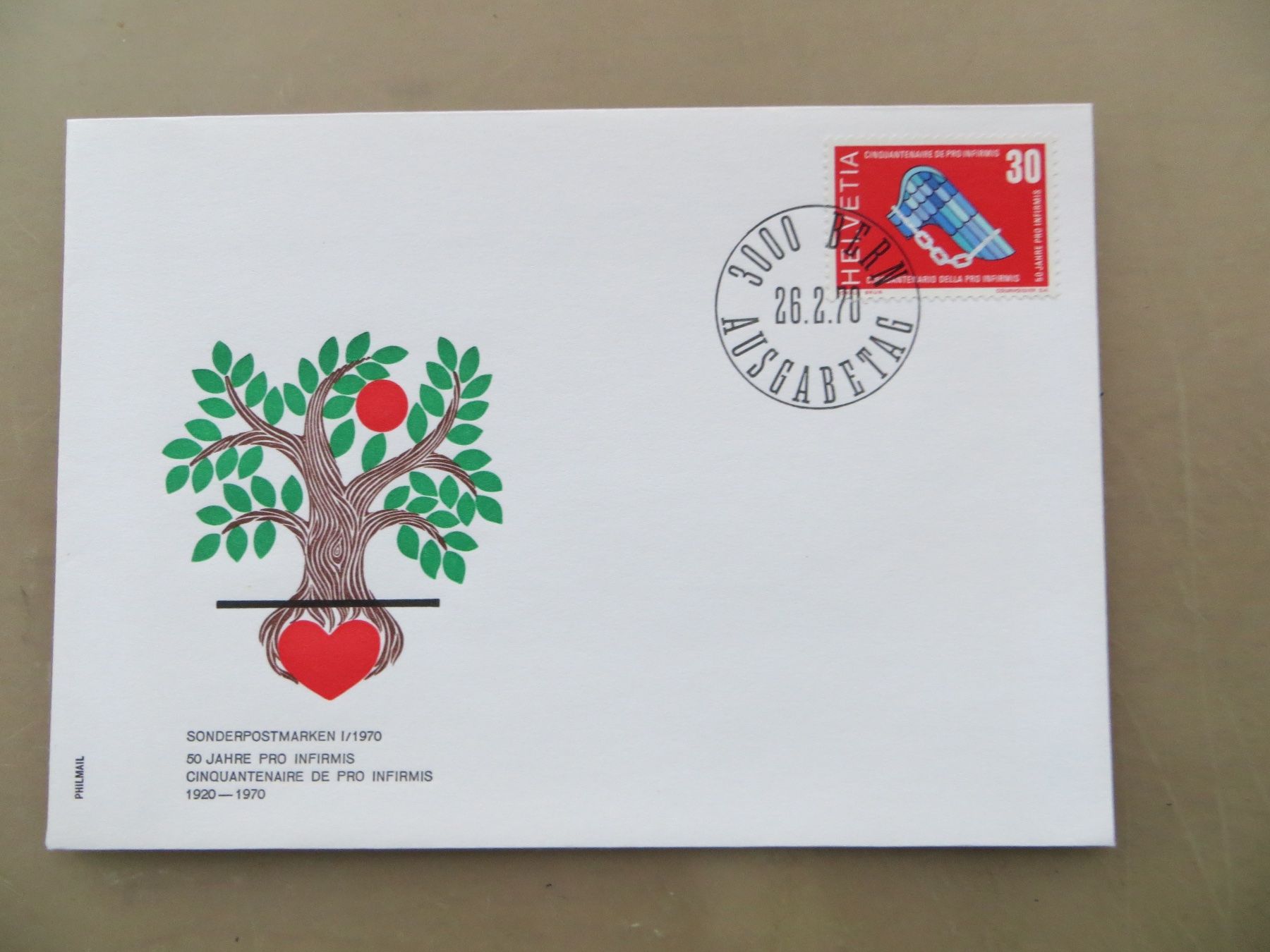 Tutti i francobolli: 2 Briefe FDC Sondermarken 1970+77 – Nuovo (secondo la descrizione) da Basel venduto da 8013 1