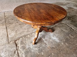 Runder Tisch antik 100cm durchmesser mit Holzfuss