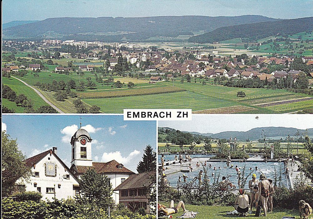 EMBRACH / ZH Farbkarte mit 3 Bilder. (Gebraucht) in Schlieren für CHF 3 ...