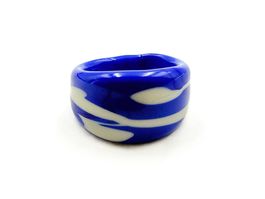 Ring Murano Glas G 52 Breite 13mm