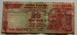 Indien 20 Rupees 2017