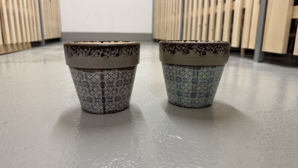 Vasi per fiori: Blumen-Übertopf, Durchmesser 12cm, Höhe 11cm – Usato da Köniz venduto da blacksofa